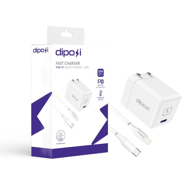 Bộ Sạc Kèm Cáp DIPOSI PD20W